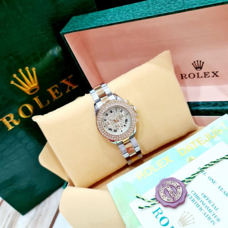 jam tangan fashion wanita Rolex paket