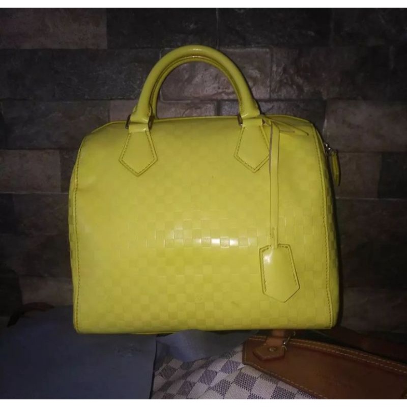 PRELOVED LOUIS VUITTON DAMIER SPEEDY CUBE PM HANDBAG