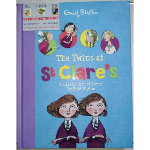 The Twins At St. Clare's - Enid Blyton (HARDCOVER - BAHASA INGGRIS)