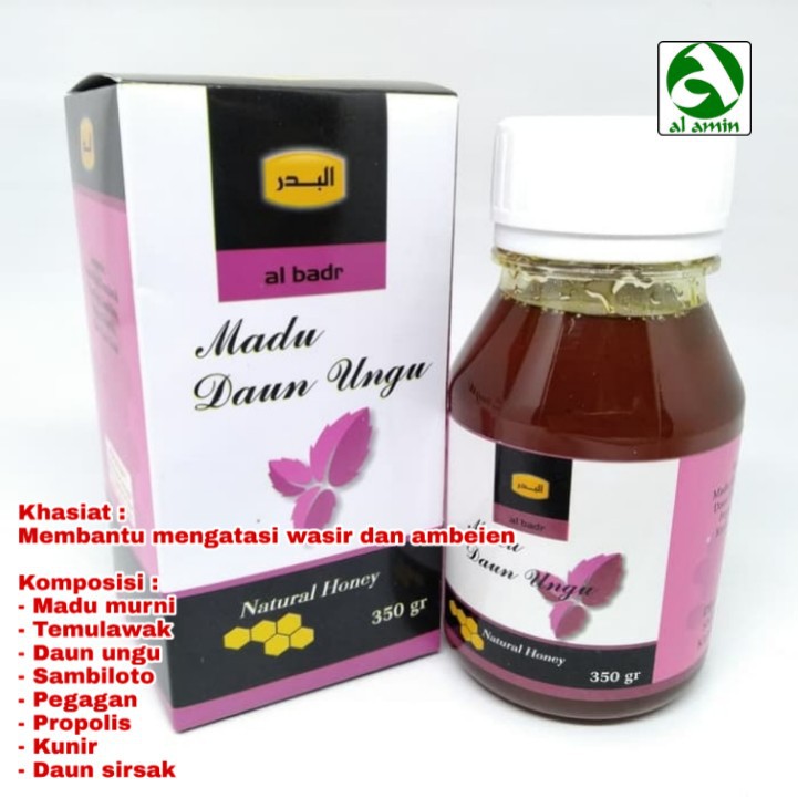 

Madu Daun Ungu Al Badr 350 Gram / madu herbal