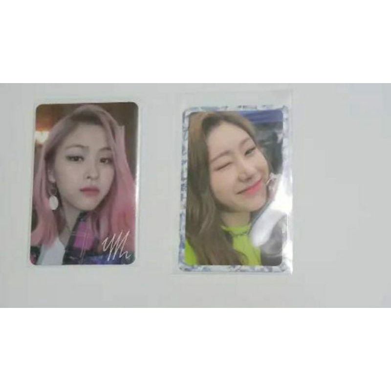Itzy Icy Photocard Ryujin Chaeryoung