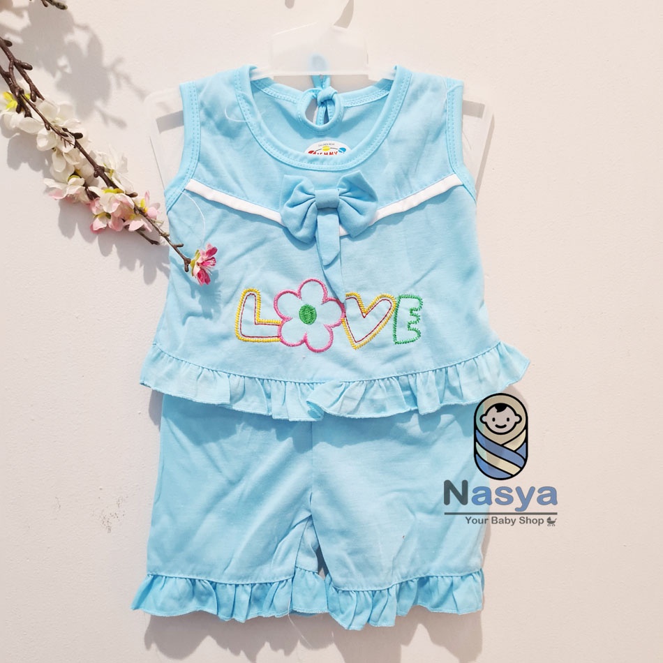 [N-102] Baju Bayi New Born Kombinasi / Setelan sehari-hari anak perempuan (0-6 bulan)