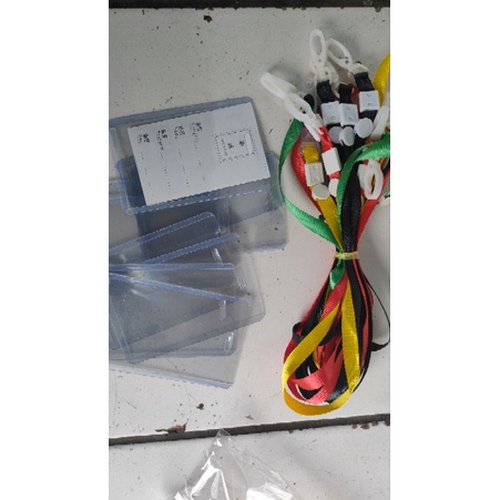 

Name tag tali - COVER ID CARD TALI - ID CARD + TALI isi 10