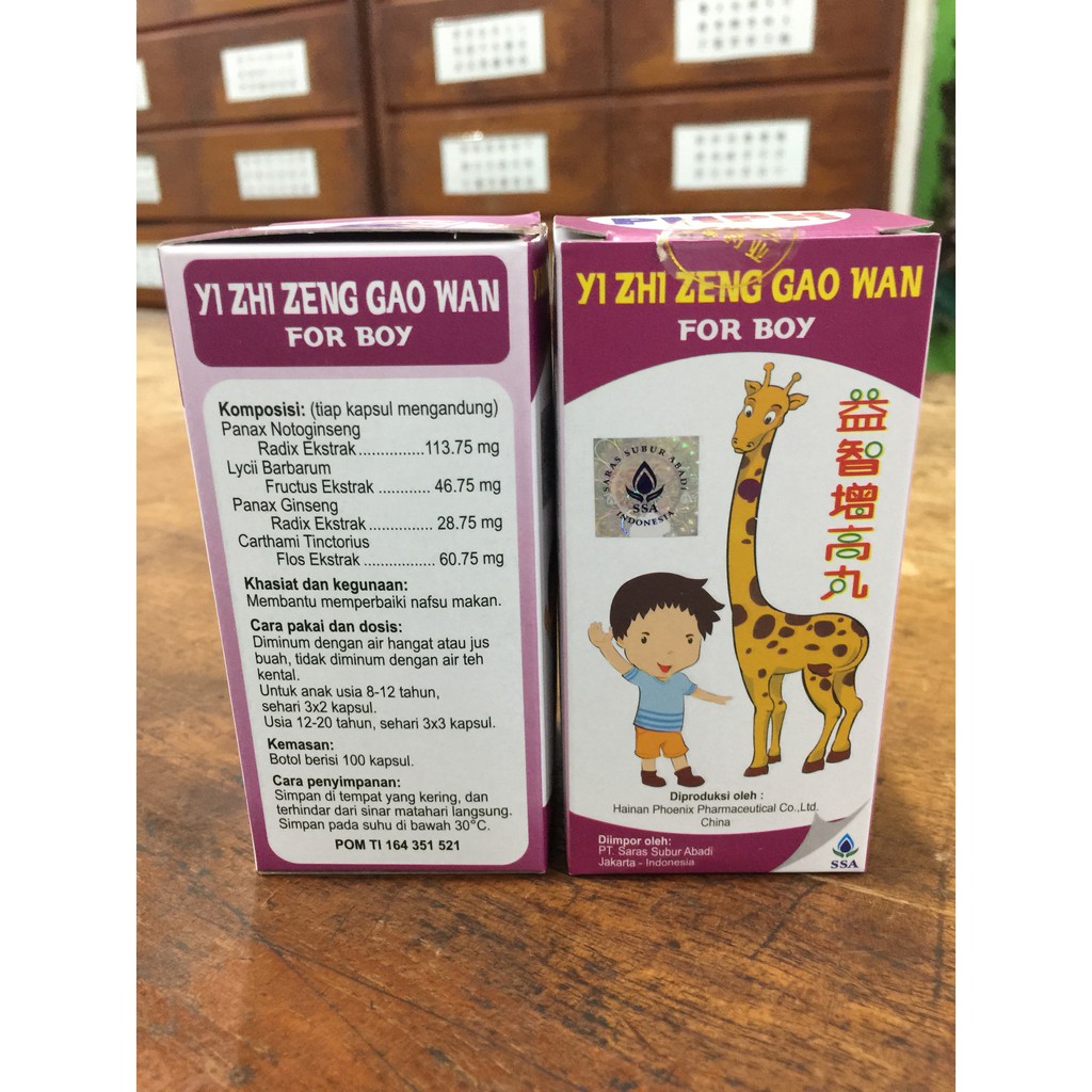 Yi Zhi Zheng Gao Wan For Boy - Grow Up Pills - Obat Tinggi Badan Anak