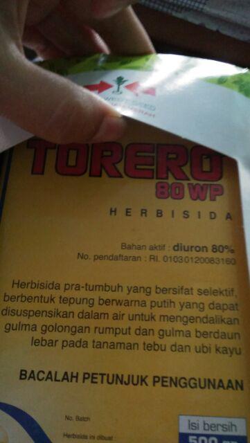 Herbisida Torero 80 Wp 500 Gram Diuron