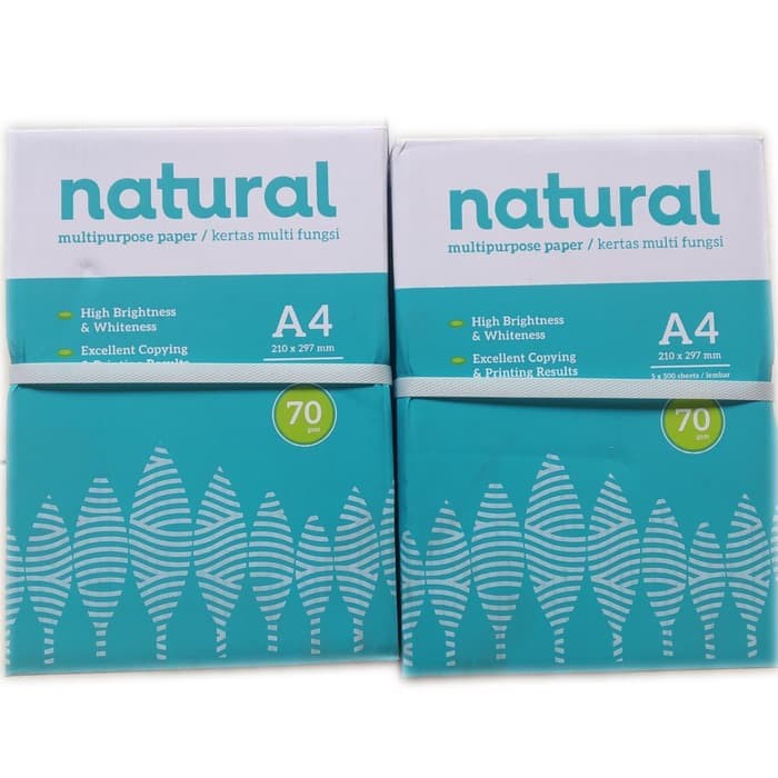 

KERTAS MURAH HVS NATURAL A4 70gr