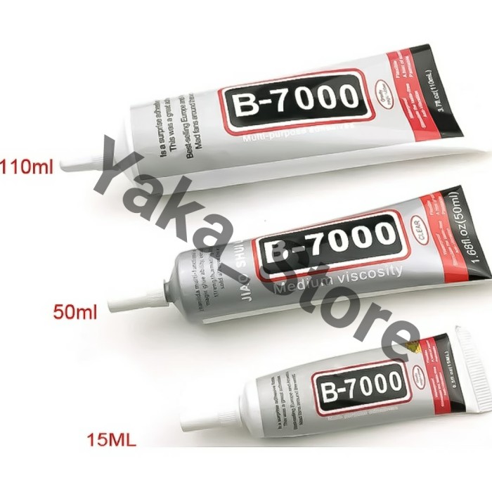 

lem lcd putih bening lem perekat lcd bening b7000 - 110ml