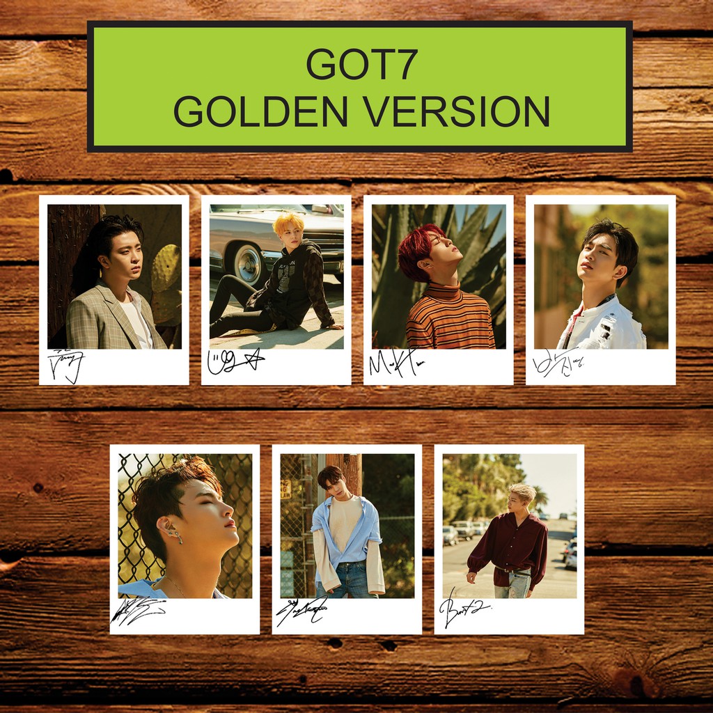 GOT7 02 SIGNED KPOP POLAROID