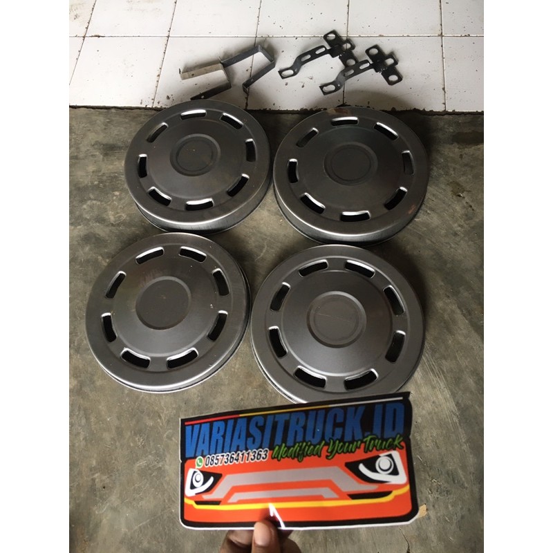( 1 set )WHEELDOP REBECCA PLAT BESI R16 Truk