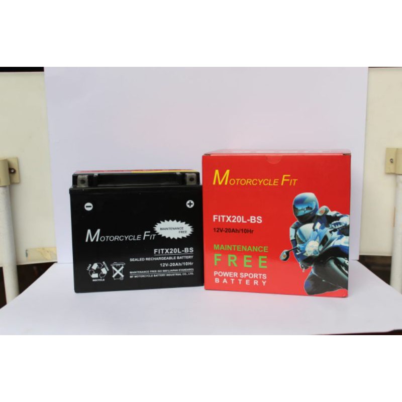 accu aki motor moge ytx20L-bs