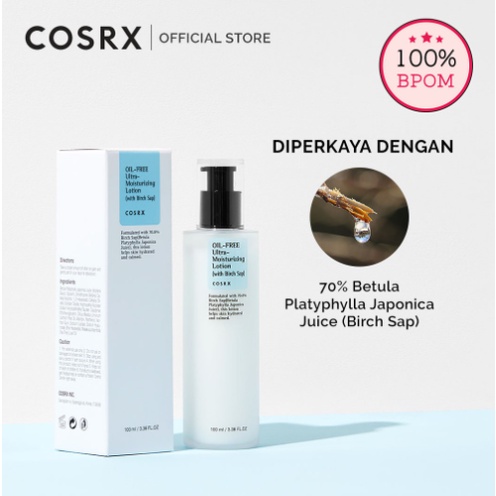 ☘️Yuri Kosmetik☘️ Cosrx Oil Free Ultra Moisturizer Lotion 100Ml