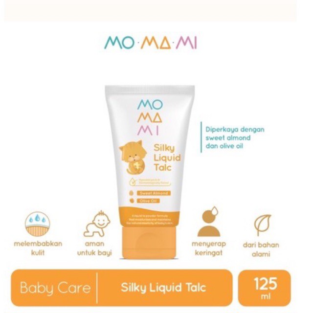 momami silky liquid talc