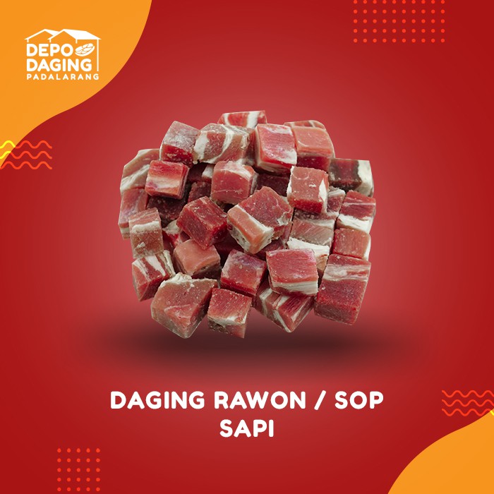 

Daging Rawon / Sop Sapi - Daging Potongan Rawon / Sop - Praktis - 500 gram