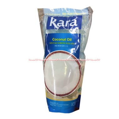 Kara Coconut Oil 1L Minyak Goreng Kelapa Bebas Kolestrol 1 Liter Karra Kokonut Oils Minyak Goreng Non Colesterol Karraoil 1000ml Kemasan Pouch Plastik refill Isi Ulang Karra