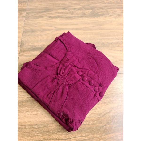 ALMAHYRA DRESS POLO LINEN / Dress Wanita TERBARU / Dress LEBARAN / Dress Mewah