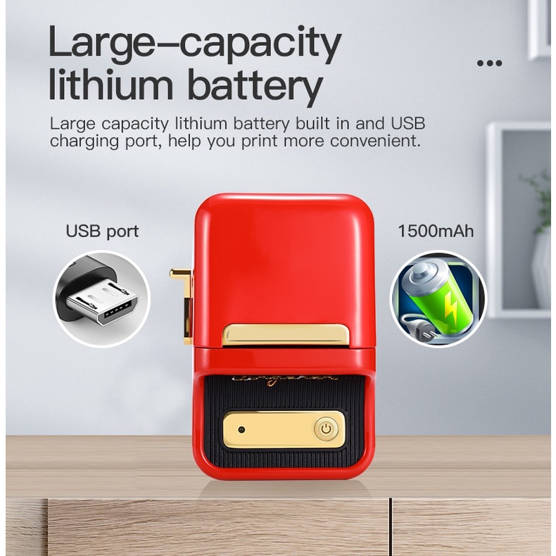 

Niimbot B21 Wireless Label Portable Pocket Barcode Bluetooth Thermal Printer Sticker Price Tag Machi