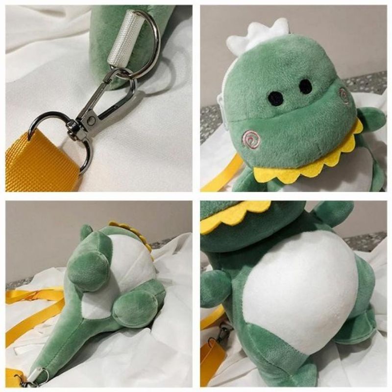 Tas Selempang Boneka DINO // tas Hp Boneka