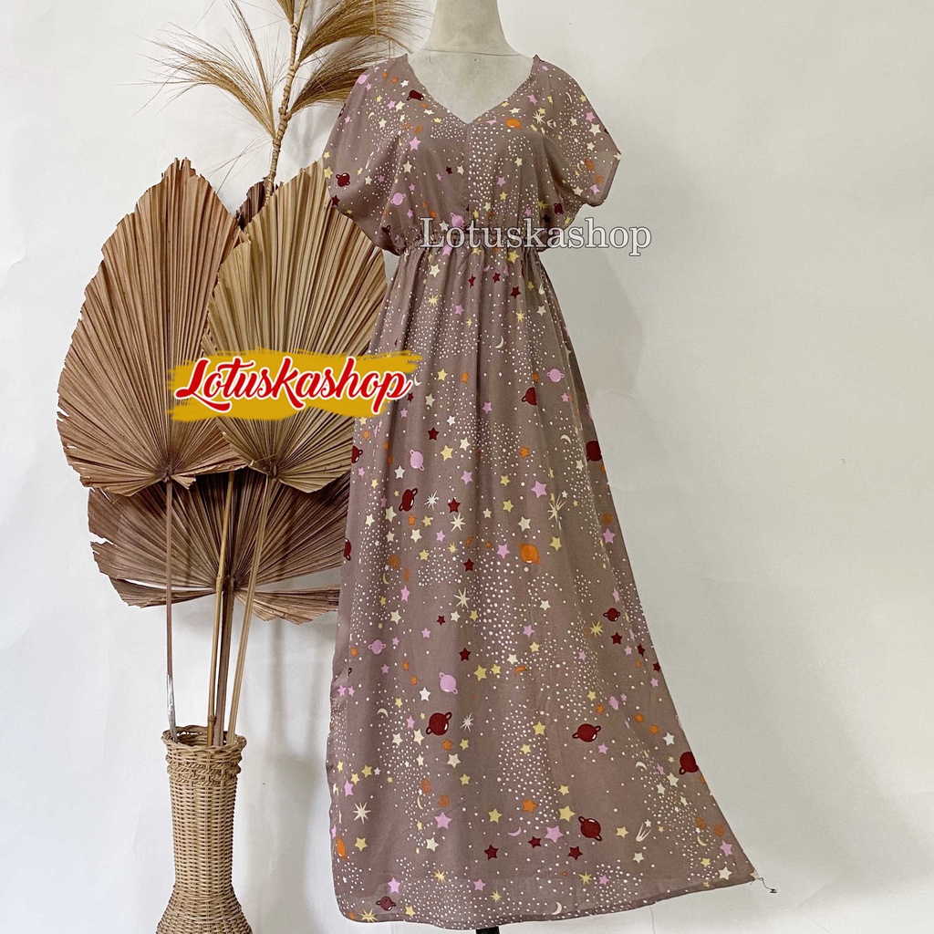 Dress Manohara Bali Panjang Mawar-Stralight Coksu