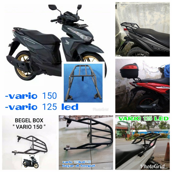 Bracket Breket Behel Box Motor Vario 150 Vario125 Led