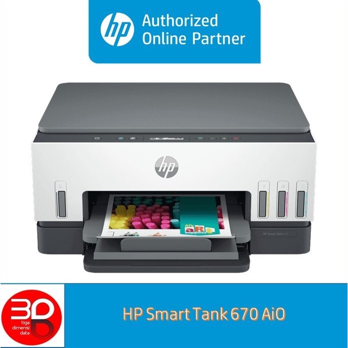 HP Printer Smart Tank 670 All-in-One