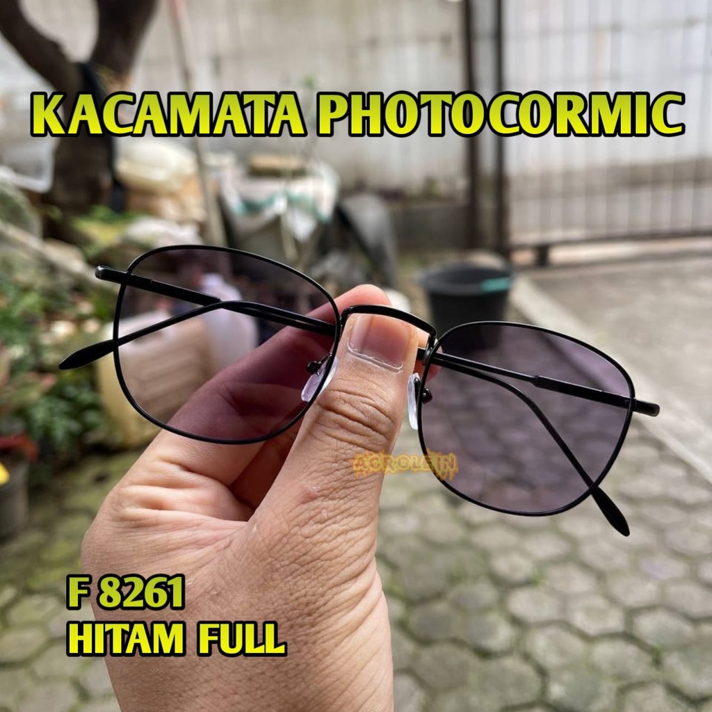 [TERMURAH] Kacamata Photocromic Korea / Anti Radiasi 2 In 1 Potokromik Photochromic Pria Wanita Fotocromic Potocromic