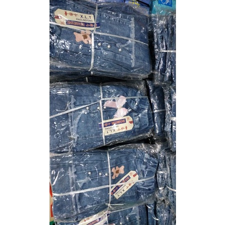 Celana Panjang Jeans Anak Import Perempuan Cewek Mutiara 6 7 8 9 10 Tahun Rawis
