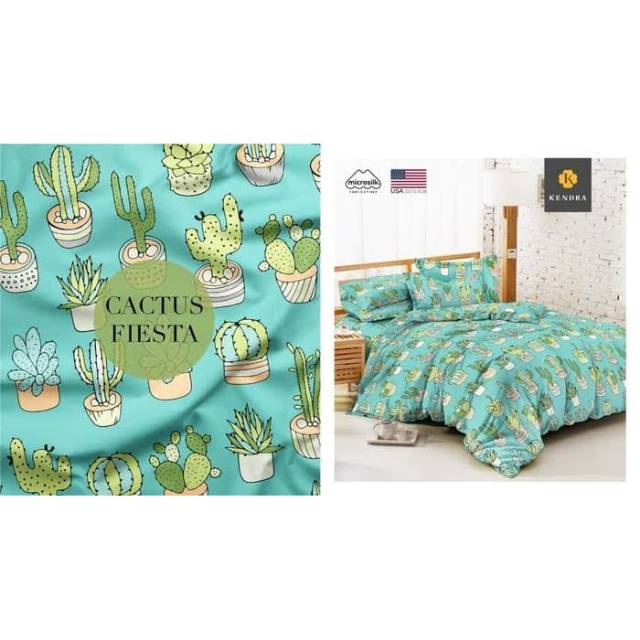 SPREI KENDRA MOTIF - UKURAN 180X200cm T25cm