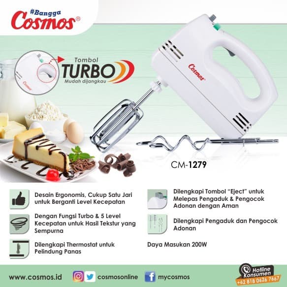 HAND MIXER COSMOS CM-1279