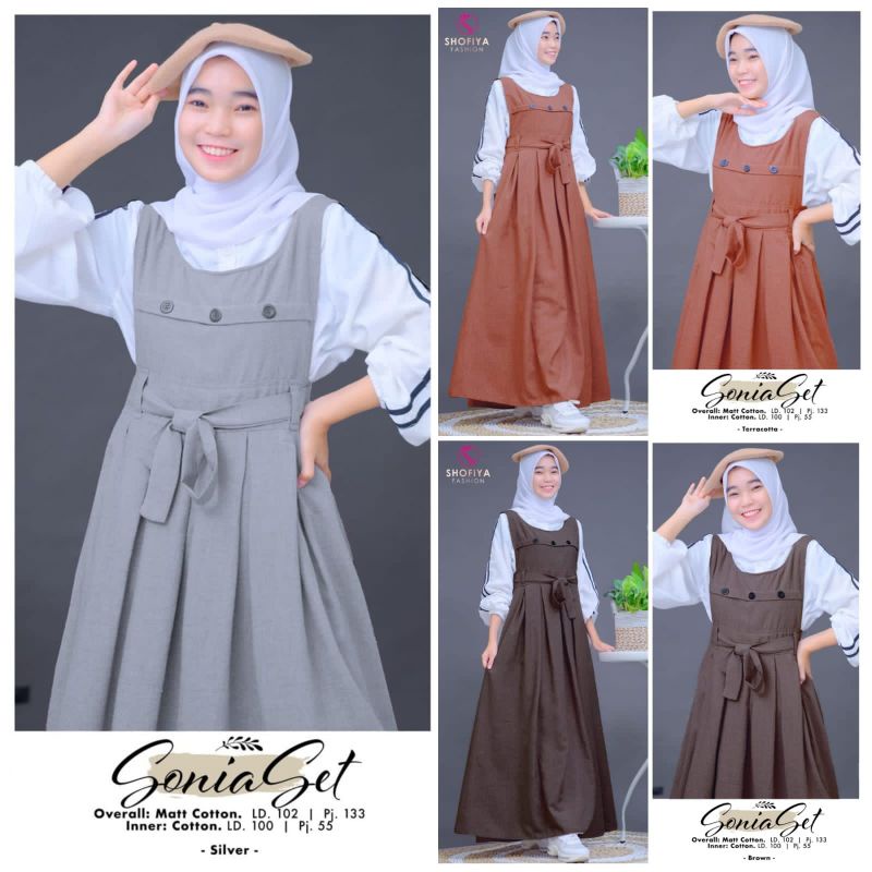 (RESTOCK)GAMIS DRESS OOTD//SONIA/NADINE /LUNA //HESTI/GLENCA BY SHOFIYA FASHION