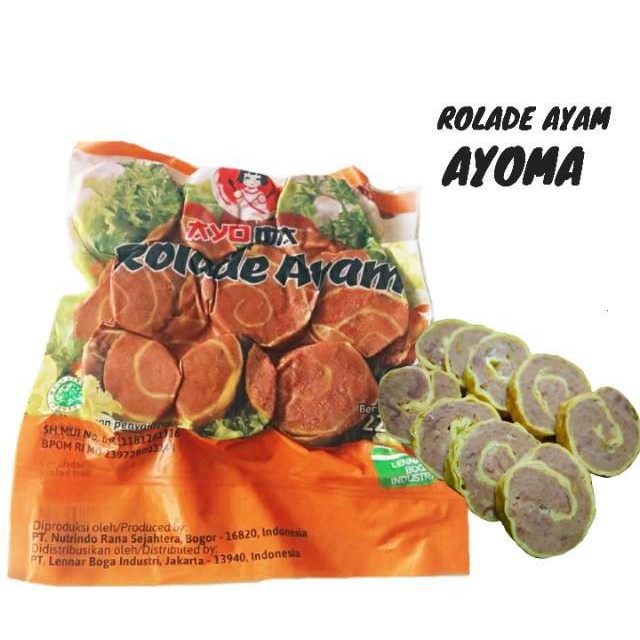 

Rolade Ayam Ayoma 250 gram / rolade ayam / ayam olahan / ayam rolade / ayam gulung