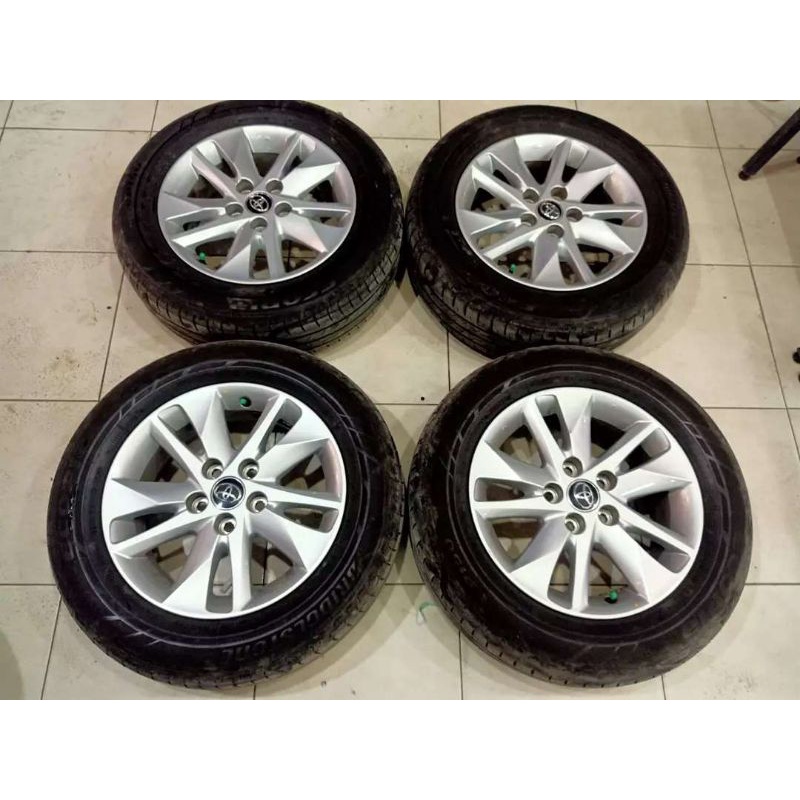 velg mobil second oem innova reborn ring 16 pcd 5x114 ban 205 65 16 Bridgestone bisa buat luxio apv