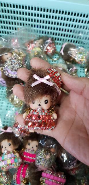 Monchichi Baby Girl doll bagcharm
