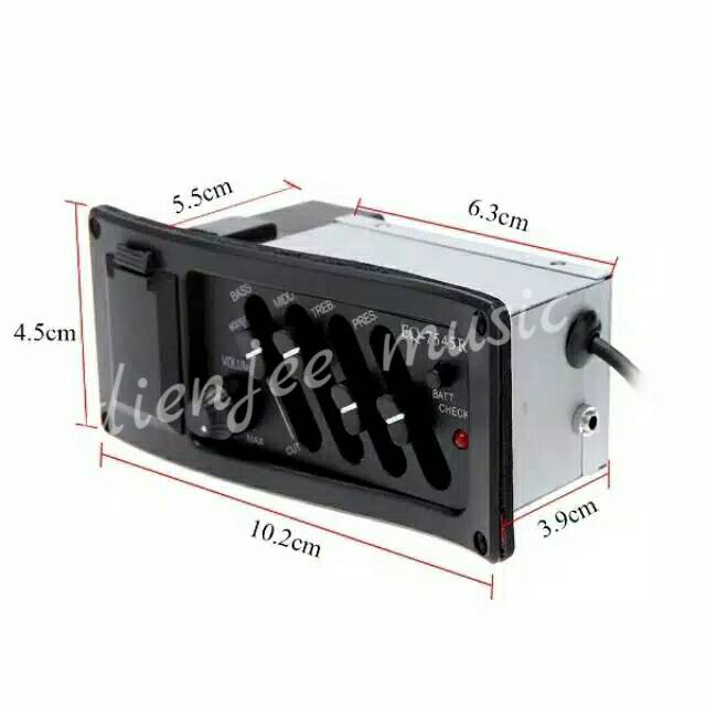 Preamp / equaliser gitar akustik 7545R