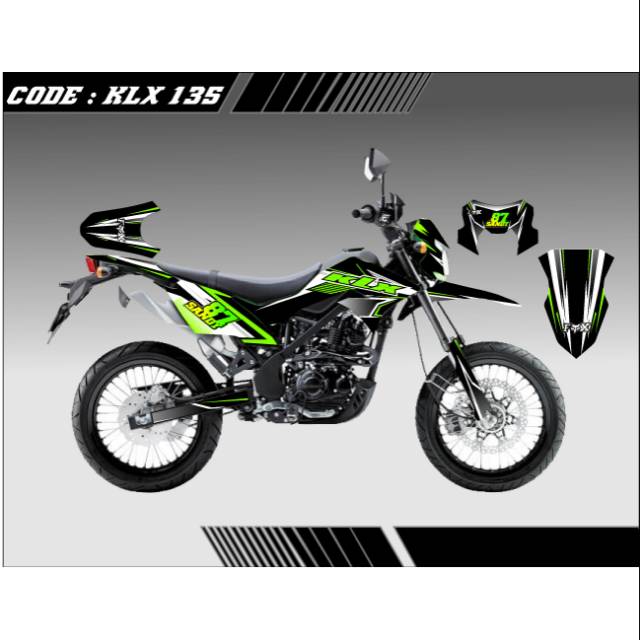 Dekal stiker motor KLX BF / KLX S / KLX G / KLX L KLX 150 FullBody desain bebas