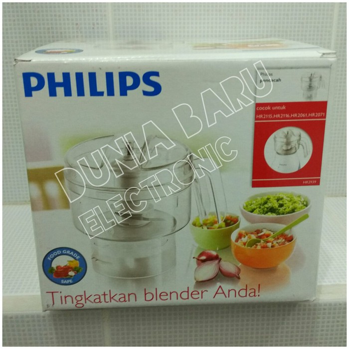 TERBARU Chopper / Pencacah / Penggiling Daging / Sayur Philips HR2939 HR 2939