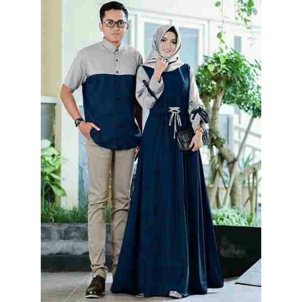 COUPLE KARISMA BAHAN MAROON BALOTELLY FULL. KEMEJA FIT L GAMIS LD 106 PJ 140 DEPAN SLETING