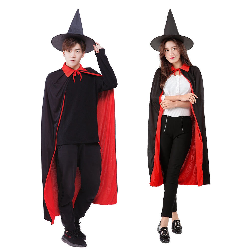 Jubah cosplay halloween dracula / vampire / death / witch / costume cosplay