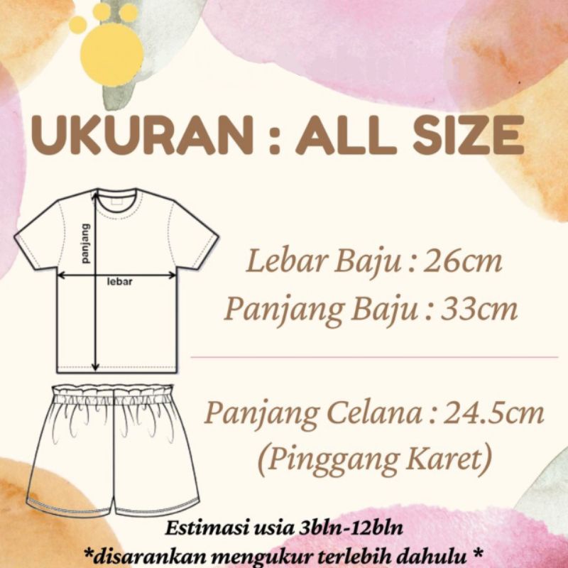 tokolima9 - SETELAN BAYI (BAJU DAN CELANA) MOTIF MINI BOSS / SET ANAK BAYI 3 - 12 BULAN