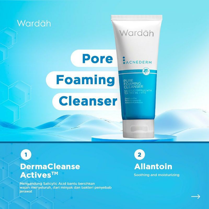 WARDAH ACNEDERM PURE FOAMING CLEANSER 60 ml