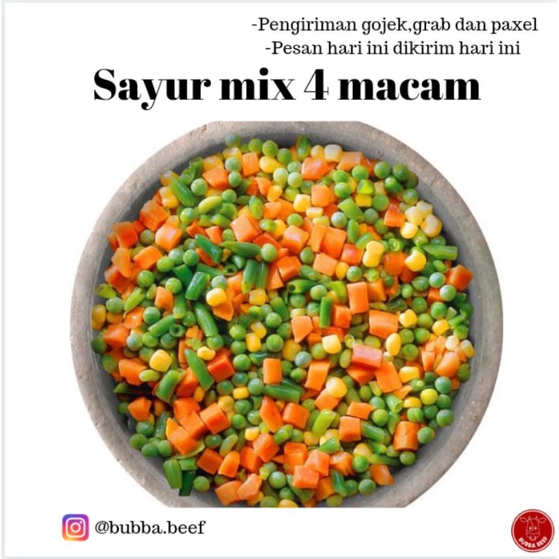 Sayur Mix Frozen Isi 4 Macam Vegetables Mix Frozen Sayur Frozen Steak Sayuran Segar Beku Sayur Campuraan Nasi Goreng Shopee Indonesia