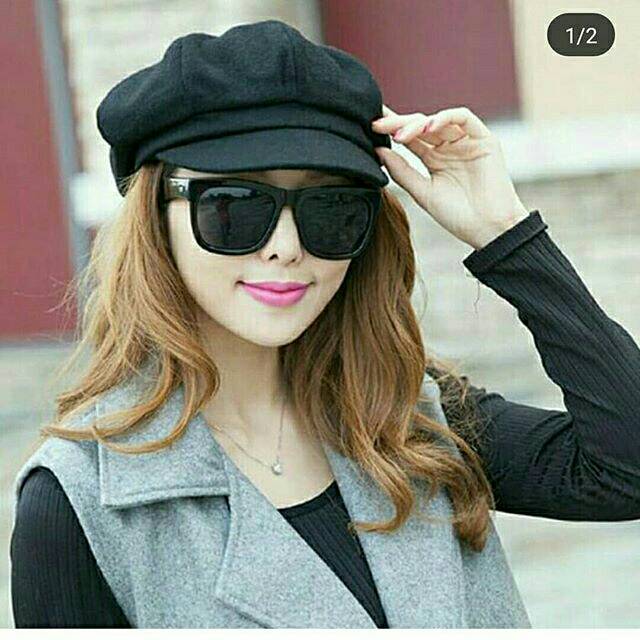 Topi baret wol