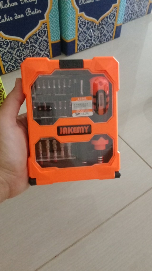Jakemy 33 In 1 Obeng Set Handphone Jm-8160 For Computer Original
