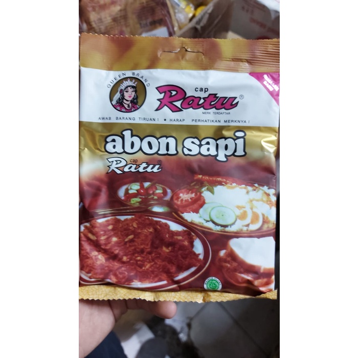 

ABON- ABON SAPI CAP RATU 90 GRAM / PACK -MAKANAN-KERING.