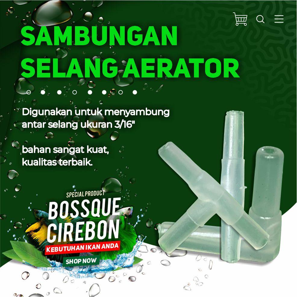 Sambungan Selang Konektor Aerator Aquarium Aquascape Hidroponik Aquaponik L T I