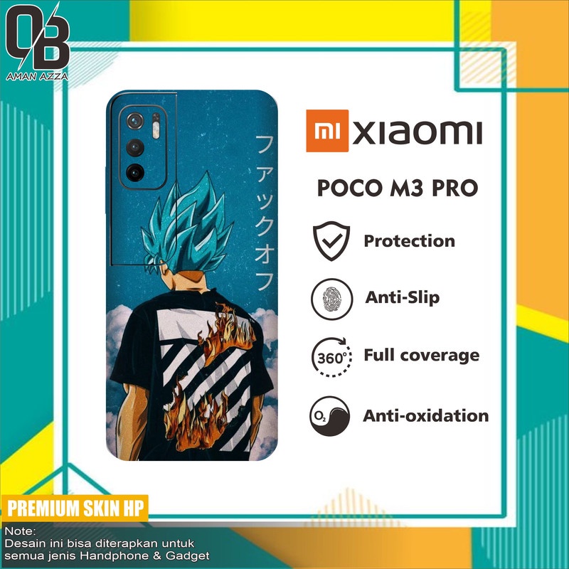 2pcs GARSKIN HANDPHONE XIAOMI POCO M3 PRO GOKU