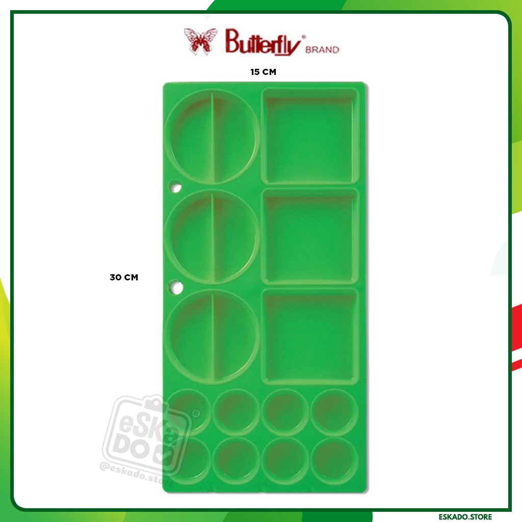 

Palette / Palet / Tempat Cat Air Classic Butterfly