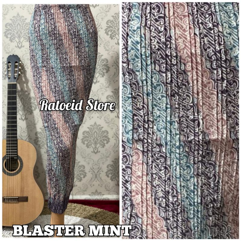 [200 Motif - Part 01] Rok Plisket Batik Panjang / Rok Batik / Rok Kebaya / Rok Wisuda / Bawahan Kebaya / Bawahan Batik / Rok Kondangan / Rok Pengantin / Rok Akad / Rok Lamaran / Rok Span / Rok Prisket Batik Jumbo Batik Production Original By Ratoeid Store-NO.29 Blaster mint