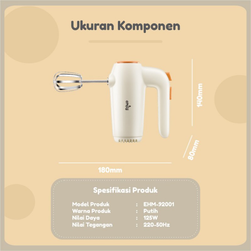 Emily Electric Multifunctional Hand Mixer (EHM - 92001)