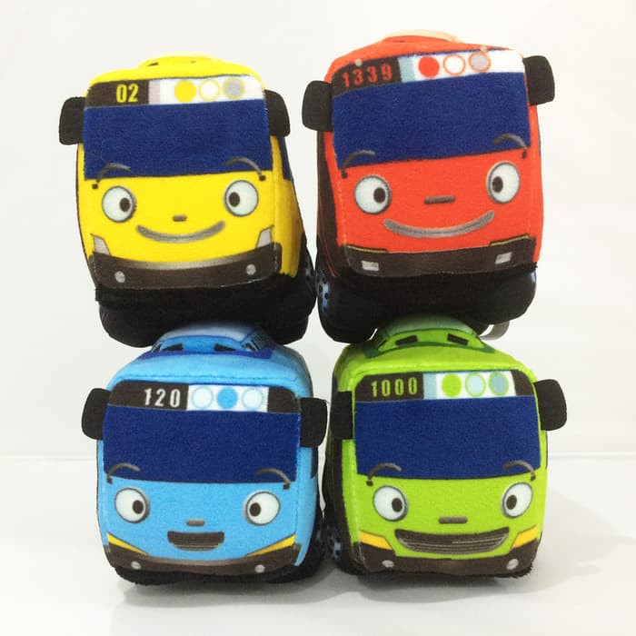 Boneka Mobil Bus Tayo Rogi Lani Gani 20 cm - 1 Pc Kecil