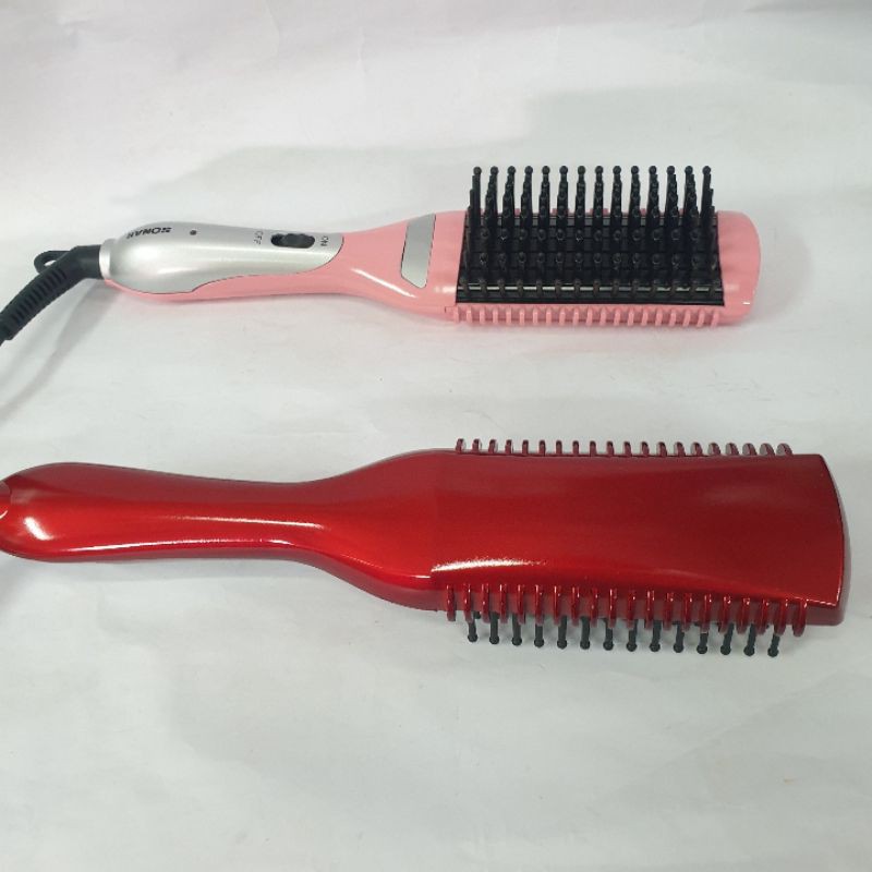 Catok sisir sonar sn-906 Alat Catokan sisir panas murah Rebonding Lurus dan brush curly keriting